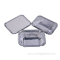 Disposable small aluminum foil tray